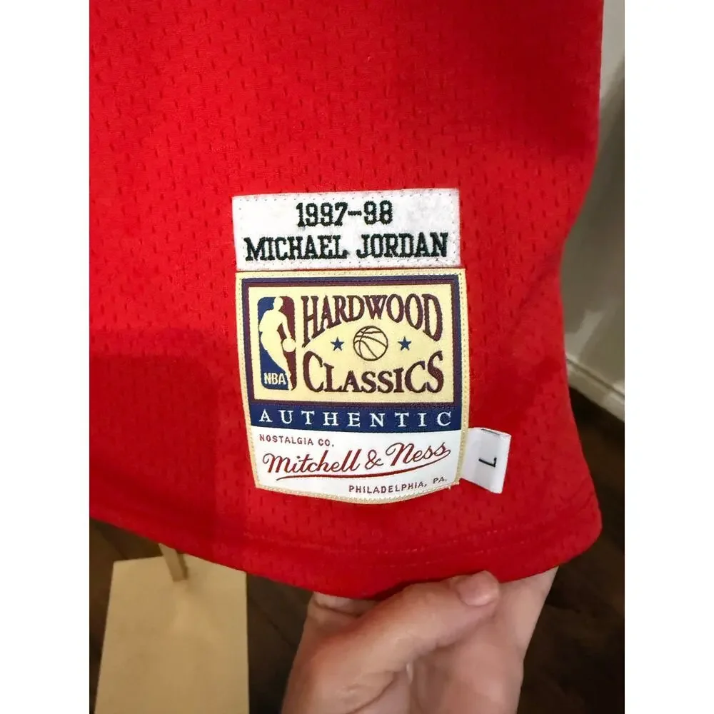 Jordan Bulls Mitchell & Ness Jersey Youth L